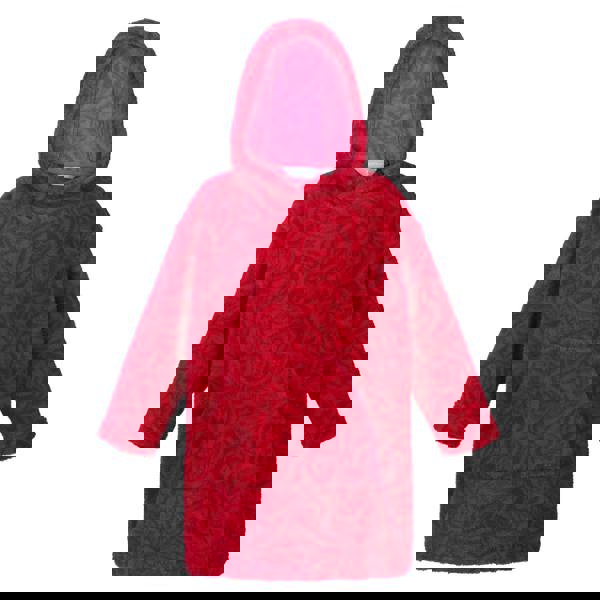 Regatta Childrens/Kids Cosy Zebra Print Poncho - Pink Potion - 