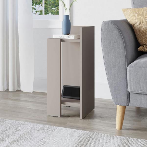 Decortie Elos Modern Narrow Bedside Table Right Module 25x25x60cm