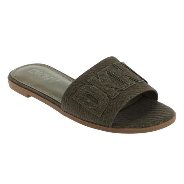 DKNY Womens/Ladies Willow Flat Sliders - Green