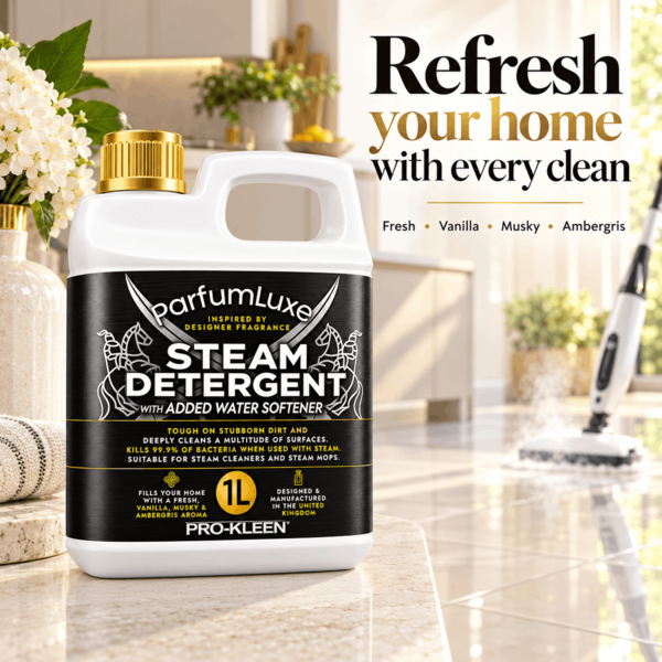 ProKleen Pro-Kleen Parfum Luxe Steam Mop Detergent Creed 1L - Deeply Cleans, Removes Stains, Deodorises