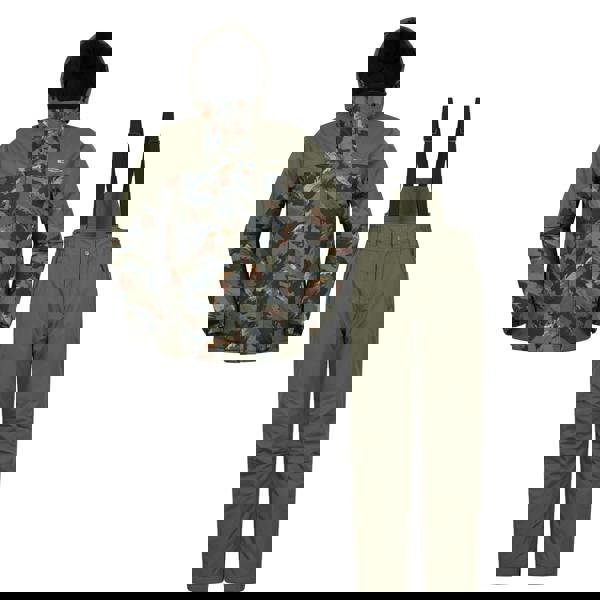 Mountain Warehouse Mens Camo Ski Jacket & Trousers - Green - 