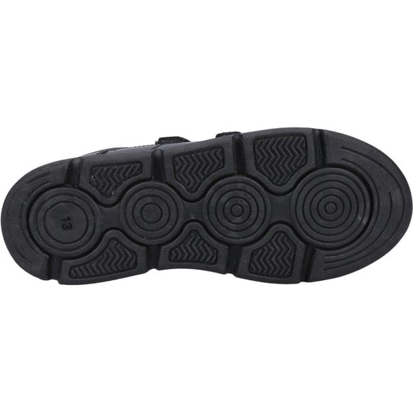 Hush Puppies Lucas SNR Leather Boys's Black Shoes