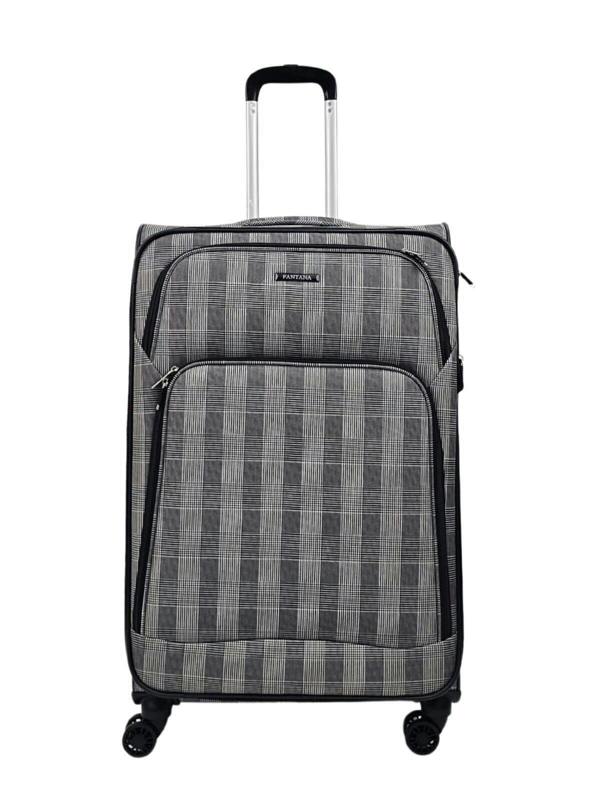 Eagle Luggage Lightweight Print Suitcases 8 Wheel Luggage Travel Soft Bags Set