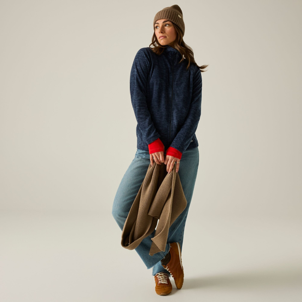 Regatta Womens Mayse Full Zip Fleece Jacket - Navy