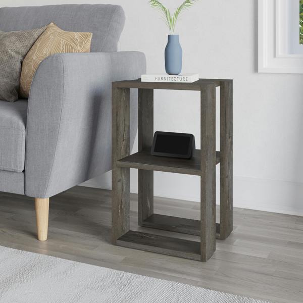 Decortie Lonie Modern Bedside Table Nightstand with Storage Width 34cm