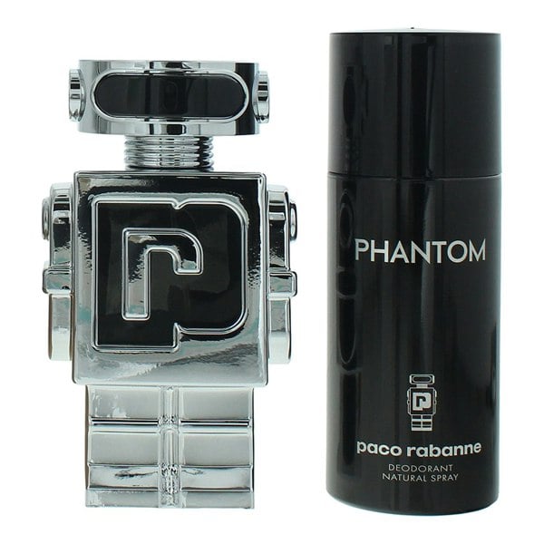 Paco Rabanne Phantom 2 Piece Gift Set: Eau de Toilette 100ml - Deodorant Spray 150ml