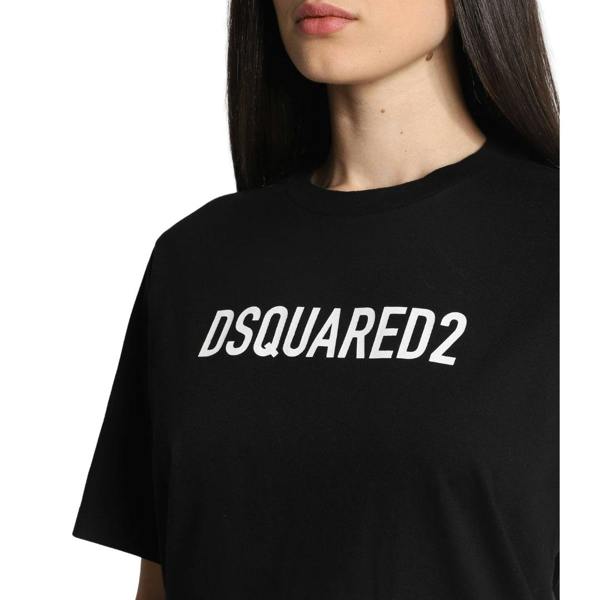 DSQUARED2 Bold Logo Print Black  T-Shirt XS