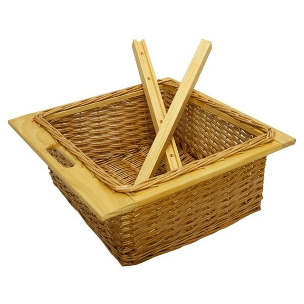 Kukoo 3 x Pull Out Wicker Kitchen Baskets 600mm