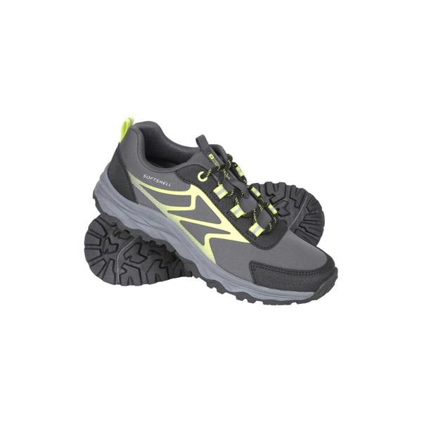 Mountain Warehouse Childrens/Kids Softshell Walking Shoes - Green - 