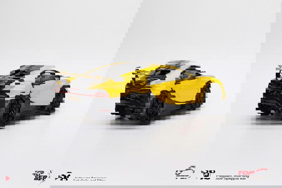TSM Bugatti Chiron Pur Sport Yellow 1:18 Scale TSM TS0388