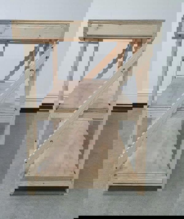 Arbor Garden Solutions Wooden Workbench Superior Strength 18mm Plywood Top With Double Shelf