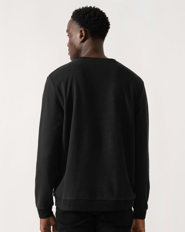 Tommy Hilfiger Long Sleeve Mens Track Top - Black