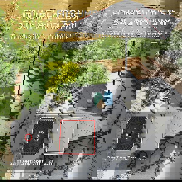 Center Pole Umbrella Base