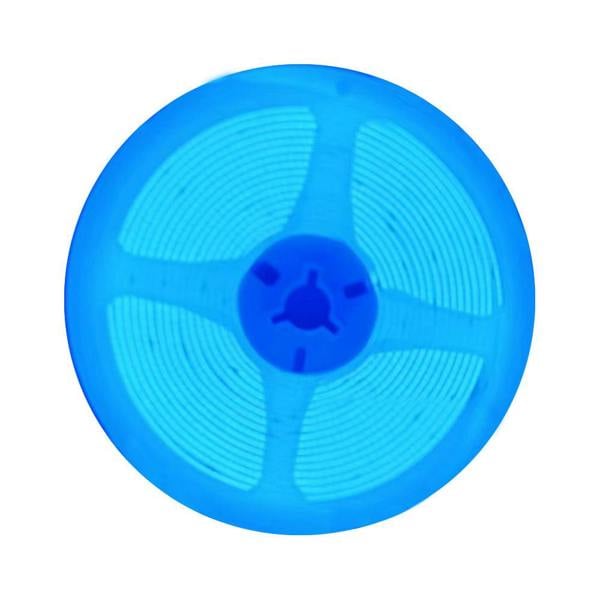 ENER-J 5m LED COB Strip 480L/M 24V, Blue with RF Dimmer and 12W/M Plug & Play Power Supply