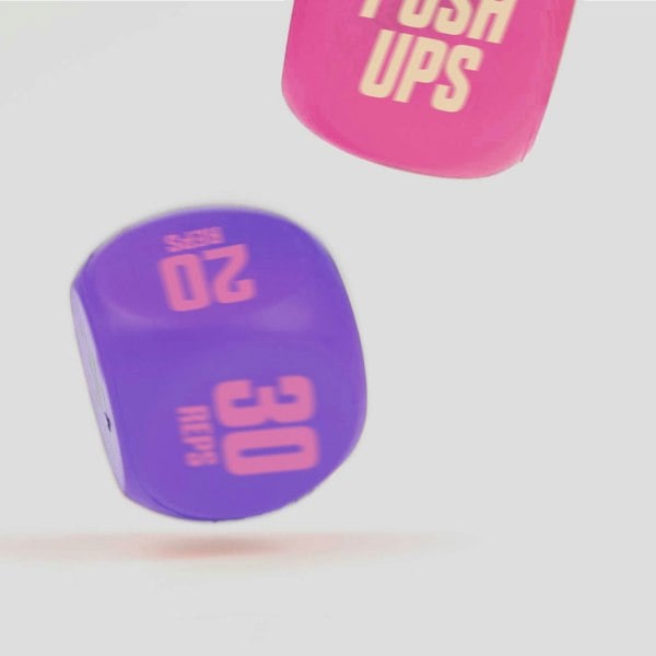 Phoenix Fitness Fitness Routine Exercise Dice - Pink