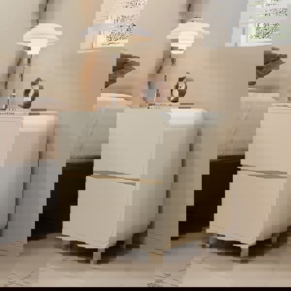 Meg Bedside Table, Cream-Rit Concept-Rit Concept