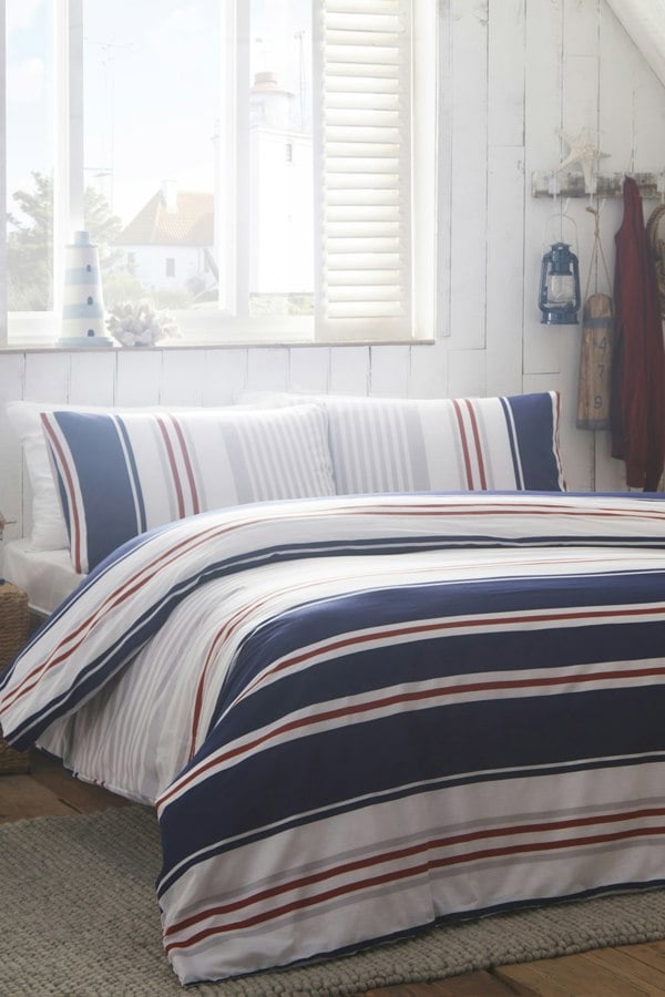 Portfolio Home Nautical Stripe Duvet Cover Set