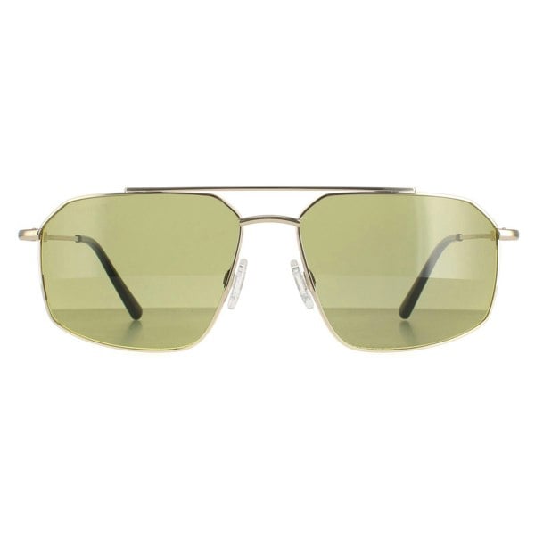Serengeti Sunglasses Wayne SS546005 Shiny Light Gold Mineral Green 555nm