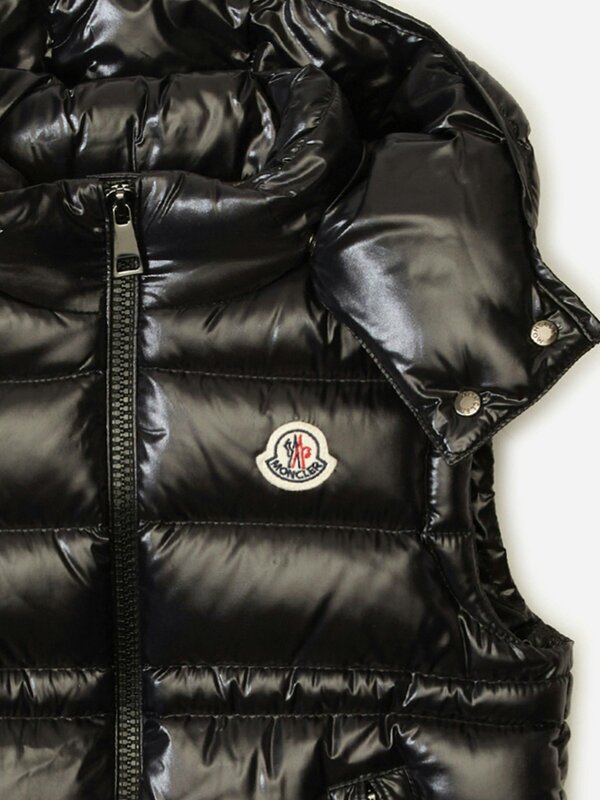 Moncler Enfant Girls Down Padded Maire Jacket in Black