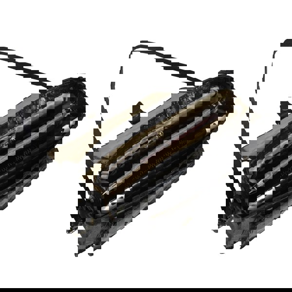 Real Hide Bags 'CAROLYN' Black Polished VT Real Leather iPad Tablet Crossbody Bag