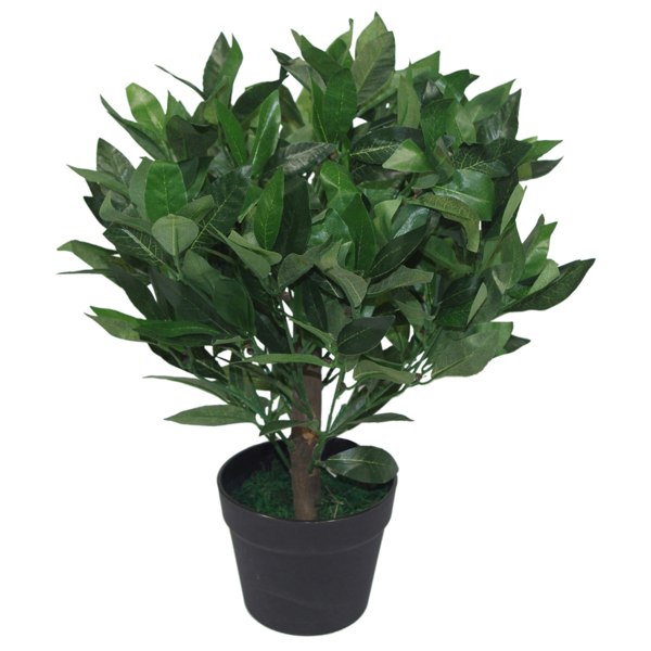 Leaf 50cm Dwarf Artificial Bay Tree Laurel Topiary Bush