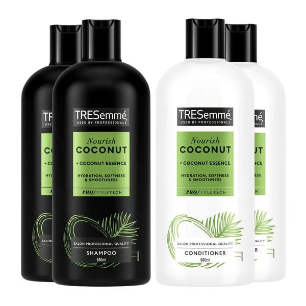TRESemmé Shampoo & Conditioner Set 680ml w/ Vitamins B, C & E for All Hair Types