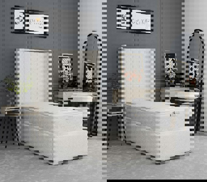 DS Living Serenity 1000 Pocket Sprung Mattress with Comfort Layers- 4ft - Small Double - Aurora by DS Living