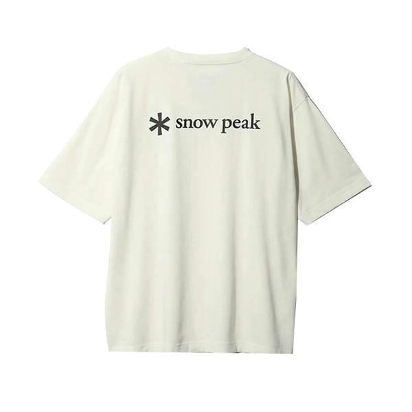 Snow Peak NSD Back Printed Logo T-Shirt Off White