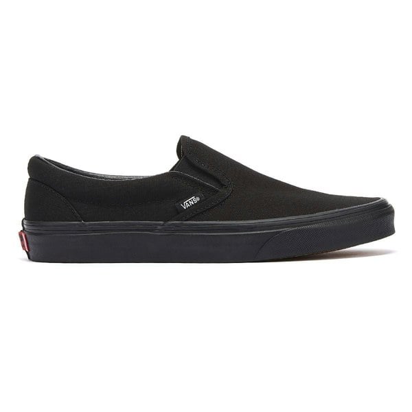 Vans Classic Slip on Womens Black Canvas Trainers