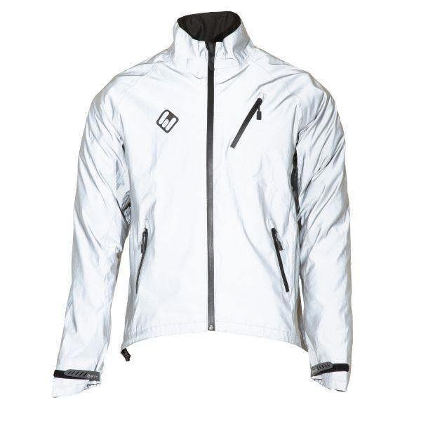 ETC Ladies Arid Weatherproof Reflective Cycling Rain Jacket - Silver