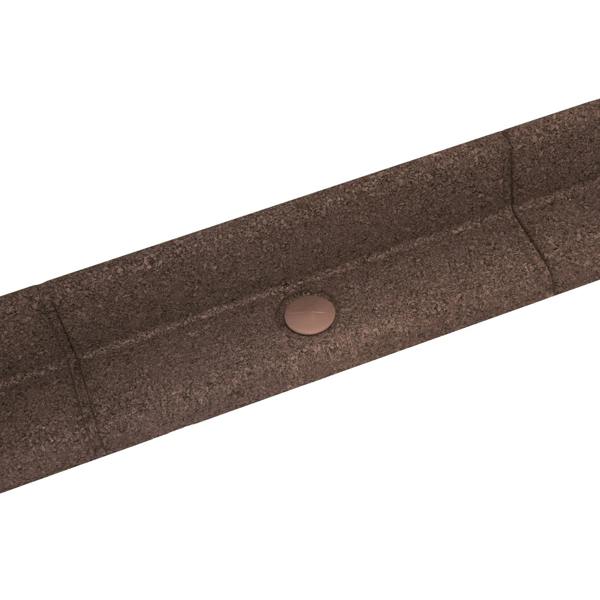 Flexible Lawn Edging 4.8m With Mallet - Brown