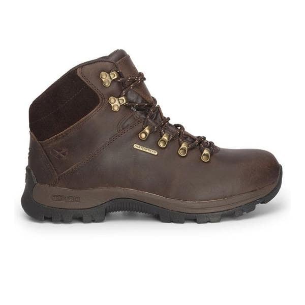 Hoggs of Fife Glencoe waterproof leather walking boots with cut away collar and metal eyelets