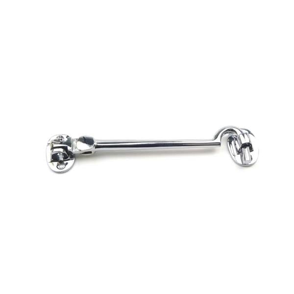 Polished Chrome on Solid Brass Cabin Hook