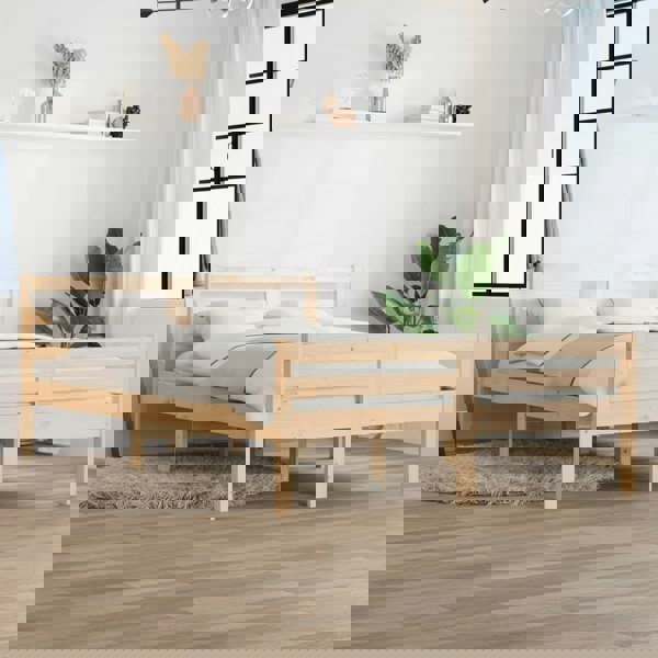 Berkfield Bed Frame Solid Wood 160x200 cm
