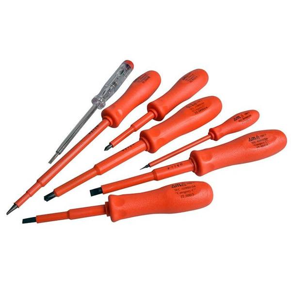 Itl Insulated Insulated Screwdriver Set, 7 Piece - Multi Colour