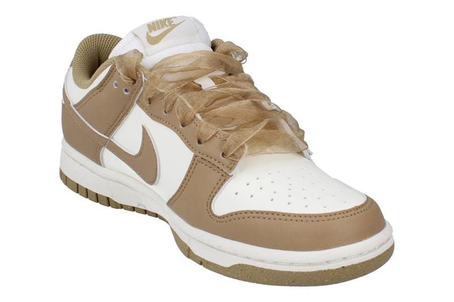Nike Womens Dunk Low Next Nature Trainers Ib7311 Shoes  101 - Sail Parachute Beige 101 - Photo 3
