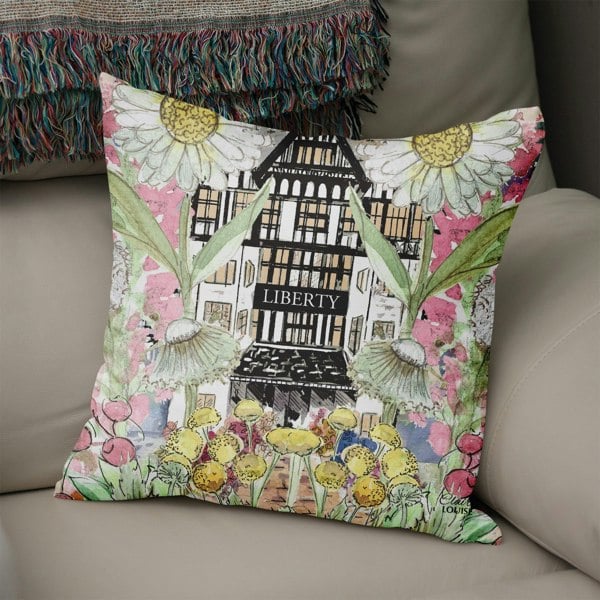 Claire Louise Liberty In Full Bloom 45cm x 45cm Double Sided Cushion