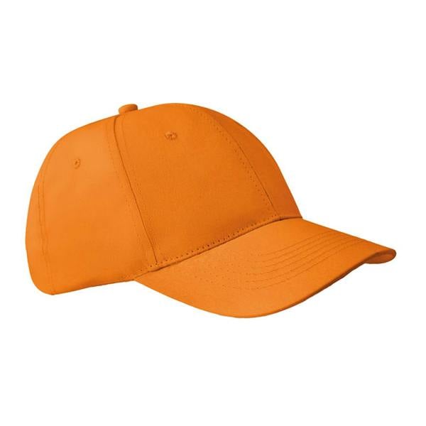 MidOcean Basie 6 Panel Baseball Cap - Orange - 