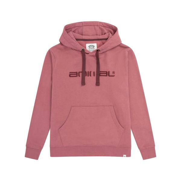 Animal Womens/Ladies Maya Organic Hoodie - Burgundy - 