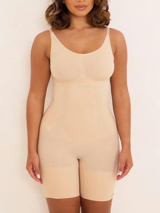 Perky Pear 360Sculpt™ Bust Support Body Suit-BEIGE