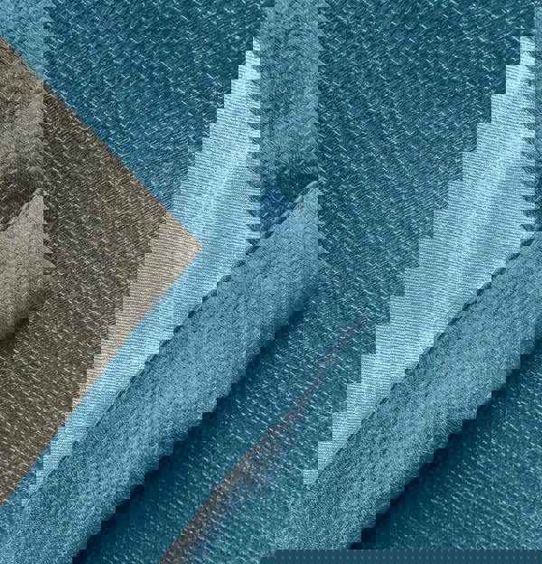 Enhanced Living Teal Plain Thermal Room Darkening Energy Saving Tape Top Curtains For Living Rooms & Bedrooms