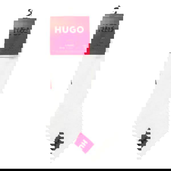 Hugo Mens Logo Ankle Socks (Pack of 3) - White - 