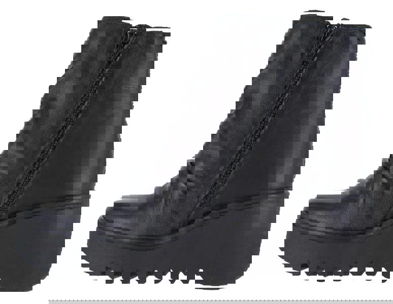 Fly London Brom Womens Zip Up Chelsea Dealer Mid Ankle Boots