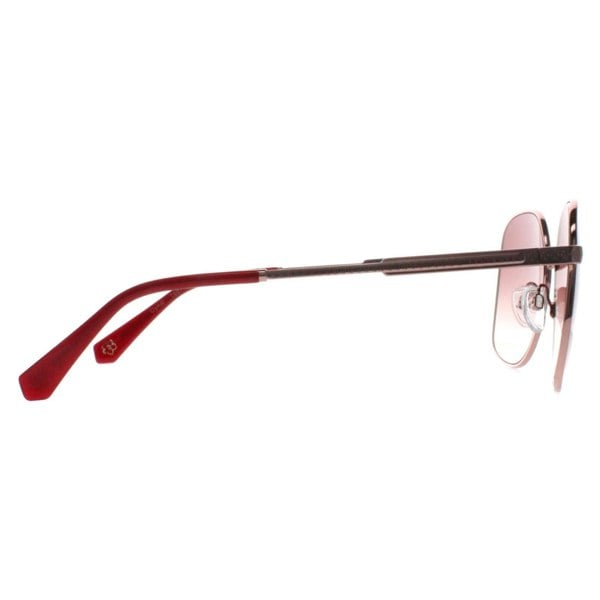 Ted Baker Sunglasses TB1687 Cyndi 466 Shiny Rose Gold Pink Gradient