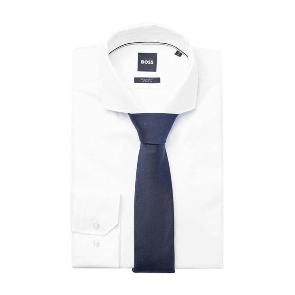 Boss Mens Silk Tie - Dark Blue - 