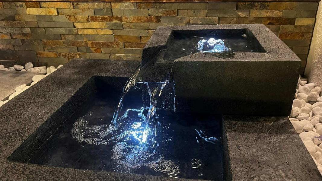 Tranquillity Water Features Oasis Pour Contemporary Water Feature