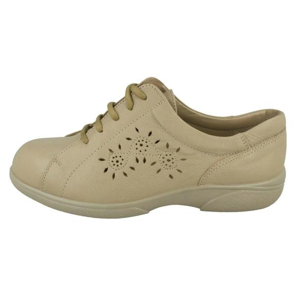 DB Shoes Ladies Easy B Lace Up Trainers With Flower Detailing Carmen