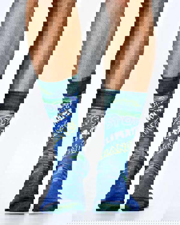 Jemsox Stop Climate Change Mens Socks | Stylish, Sustainable & Cosy Fit