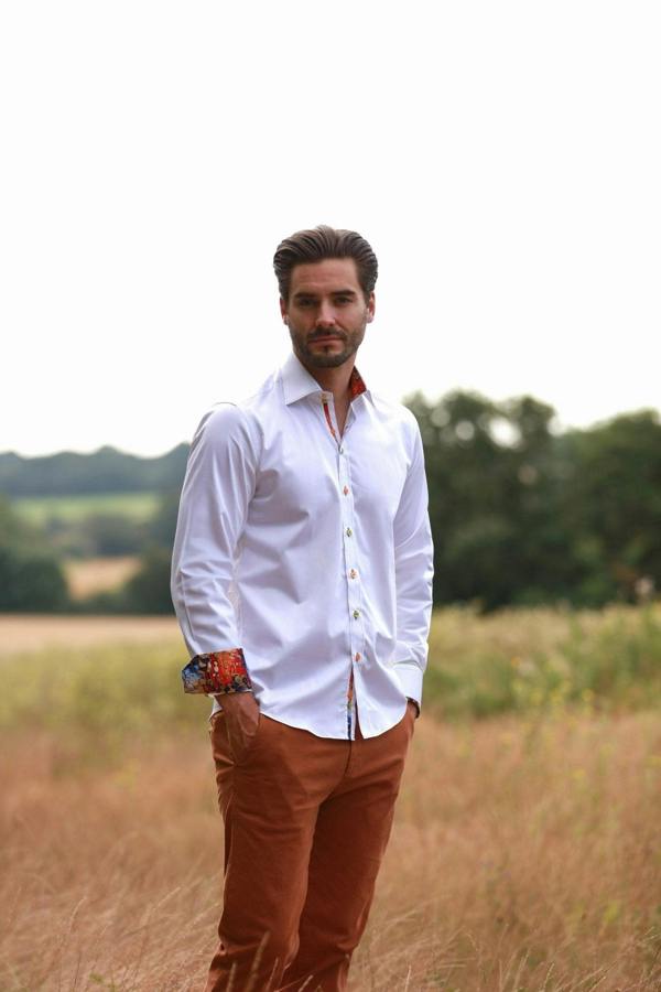 CLASSIC SIGNATURE PLAIN SHIRT - BEST SELLER – Premium Men's Patterned Shirt by Claudio Lugli | Bold Design, Tailored Fit, Best Printed Shirts