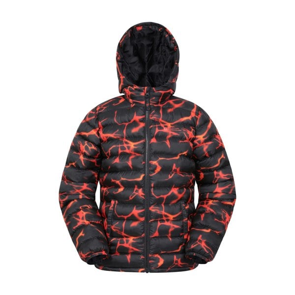 Mountain Warehouse Childrens/Kids Seasons Watercolour Padded Jacket - Burnt Orange
